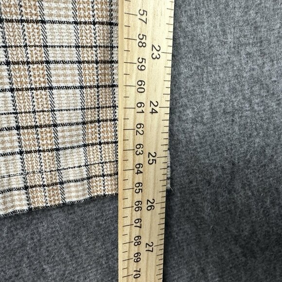 Volcom Womens Chino Pants Size 28 Tan Plaid High Waist Trousers Casual - Picture 9 of 16